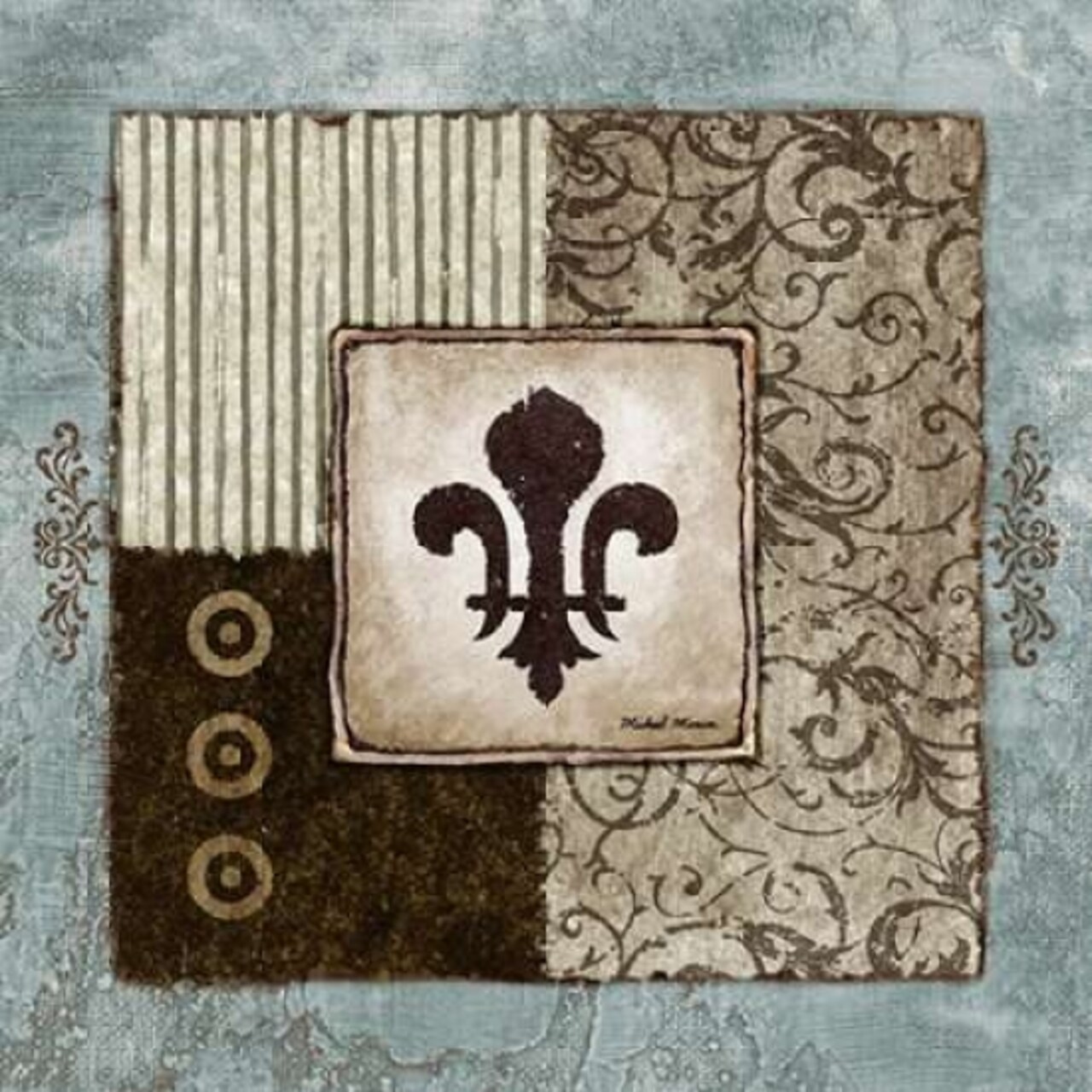 Fleur de Lis II Poster Print by Michael Marcon - Item # VARPDX7772